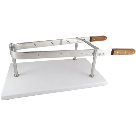 serre-jambon inox socle...