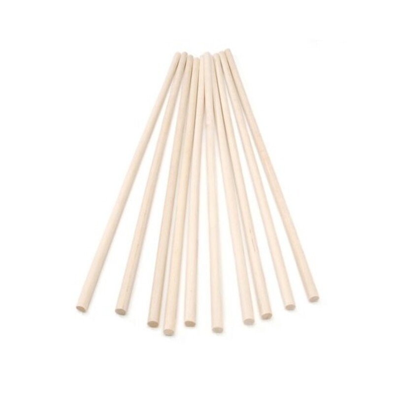 Dowel rods bois pour pièce montée PME (x12)