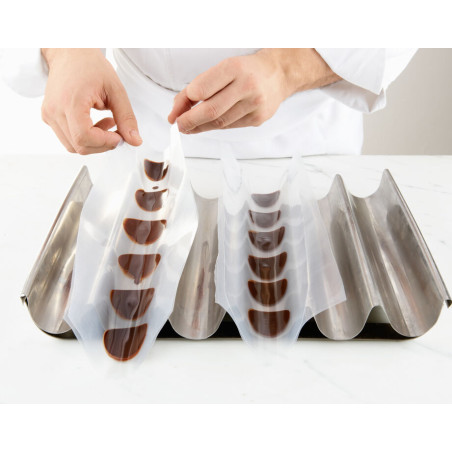 plaque 6 tuiles inox de 42...