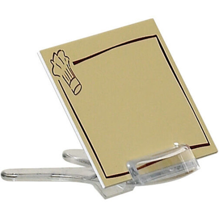 porte-étiquettes chevalet