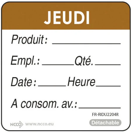 rouleau de 500 étiquettes...