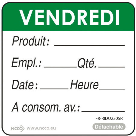 rouleaux de 500 étiquettes...