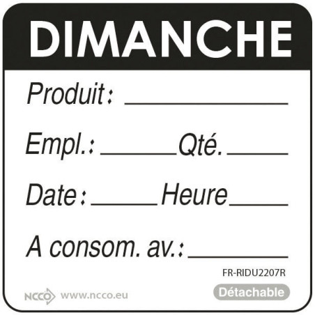 rouleaux de 500 étiquettes...