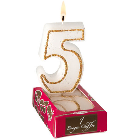 x12 bougies chiffres...