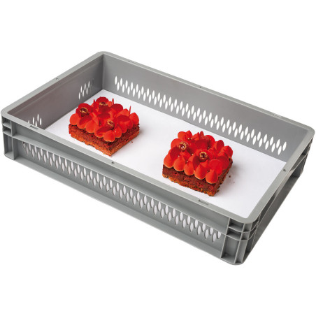 bac gerbable ajouré gris...