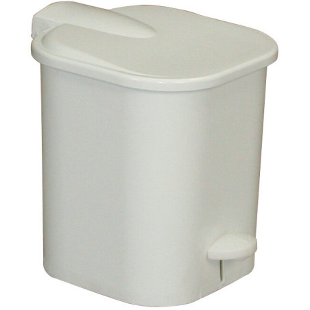 poubelle carrée à pédale 4 L