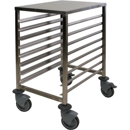 chariot bas inox 8 niveaux...