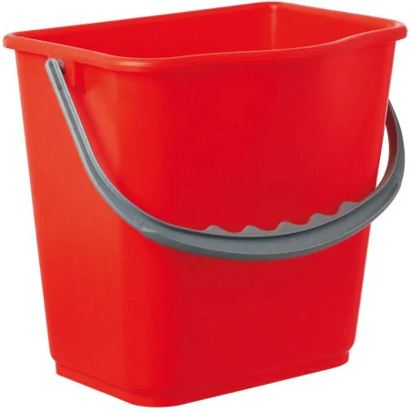 seau polypropylène rouge 5 L