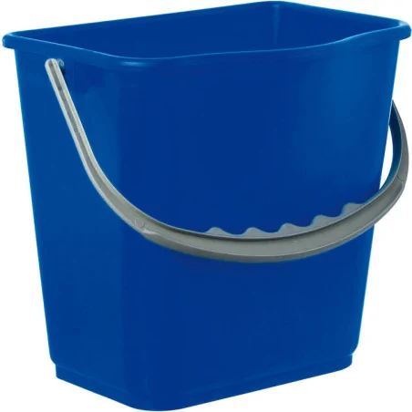 seau polypropylène bleu 5 L
