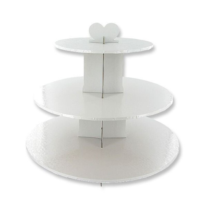 Presentoir A Cupcakes Rond 3 Etages Carton Blanc Patisdecor Cerf Dellier Presentoir A Cupcakes Rond 3 Etages Carton Blanc Patisdecor Cerf Dellier