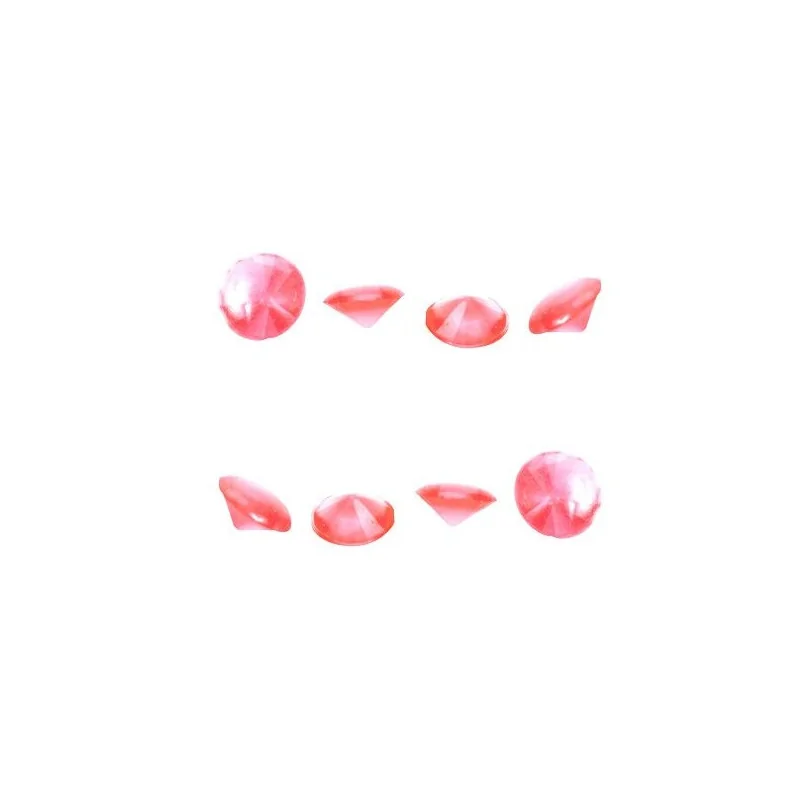 Diamant comestible rose (x24)