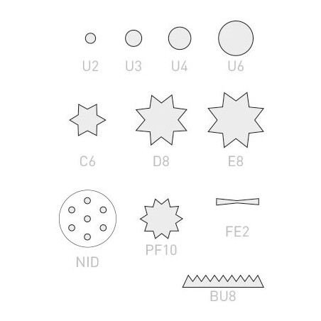 lot de 2 douilles...