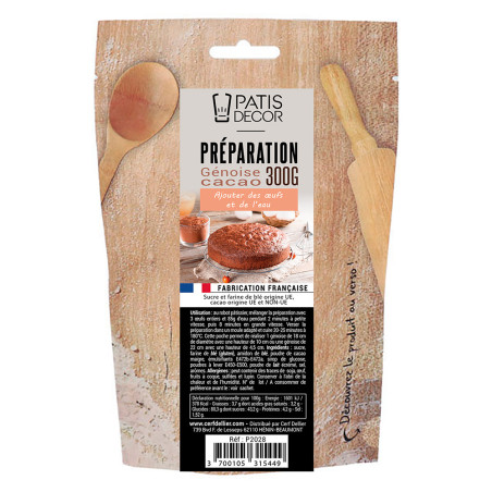 Préparation pour génoise cacao 300g