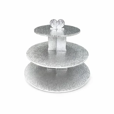 Présentoir cupcakes argent...