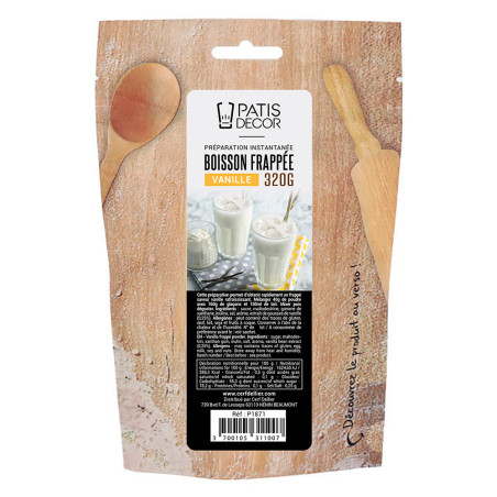 Préparation instantanée pour boisson frappée à la vanille - 320 g