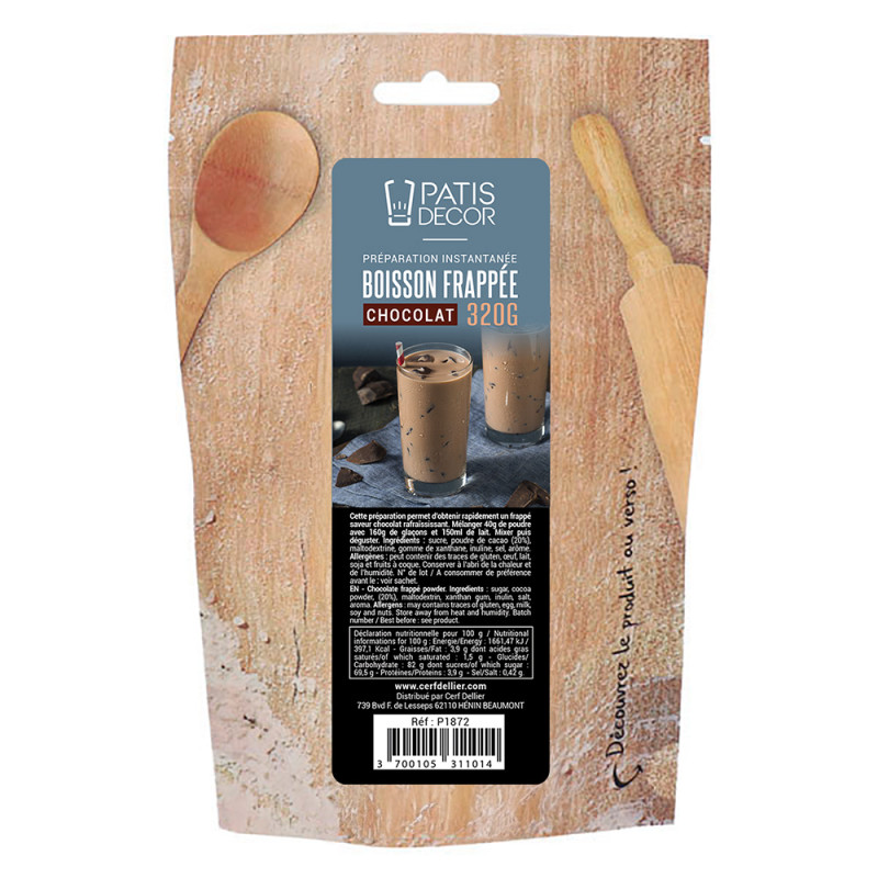 Préparation instantanée pour boisson frappée au chocolat - 320 g