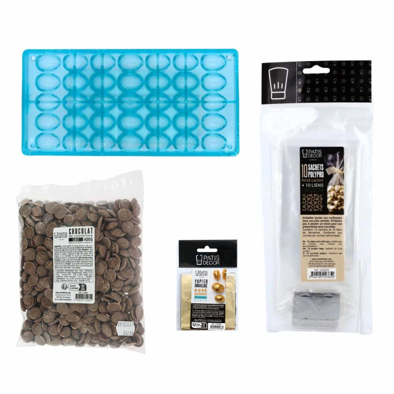 Kit gourmand petits œufs praliné