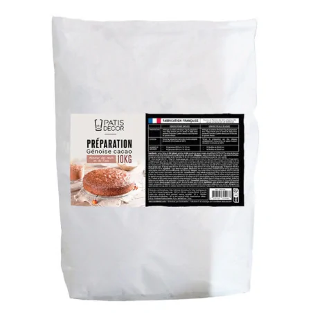 Préparation pour génoise au cacao 10 Kg