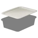 couvercle pour bac à pâtons rectangulaire PEHD spécial diviseuse