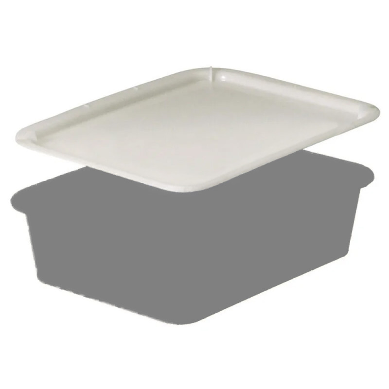 couvercle pour bac à pâtons rectangulaire PEHD spécial diviseuse