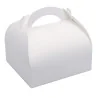Boîte pâtissière à poignées blanche (x 50)