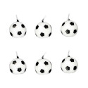 Bougie ballon de football (x 6)