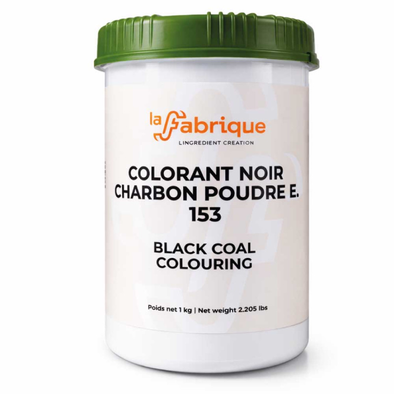 Colorant poudre alimentaire Noir Végétal 100 g