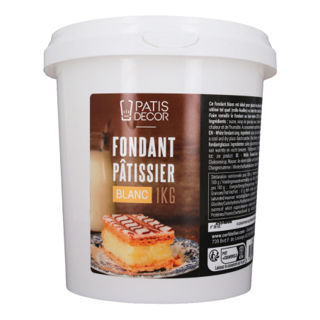 Fondant blanc pâtissier 1 Kg