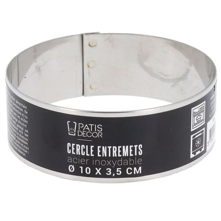Cercle à entremets inox H...