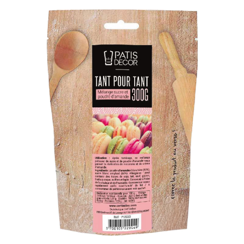 Préparation tant pour tant macarons 300g