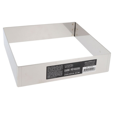 Cadre à mousse inox H 4,5...