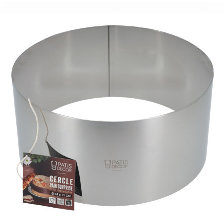 Cercle à pain surprise inox...