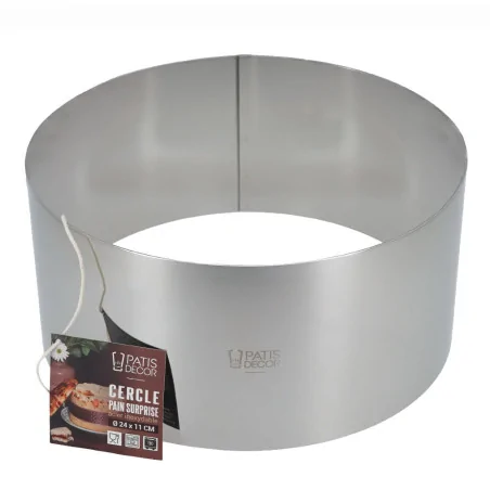 Cercle à pain surprise inox...