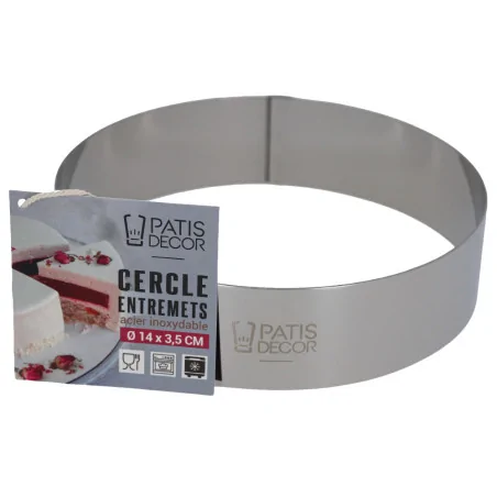 Cercle à entremets inox H...
