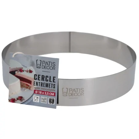Cercle à entremets inox H...