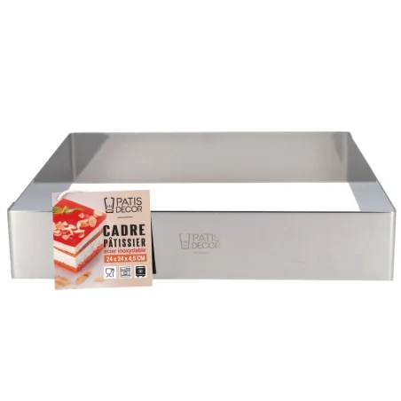 Cadre à mousse inox H 4,5...