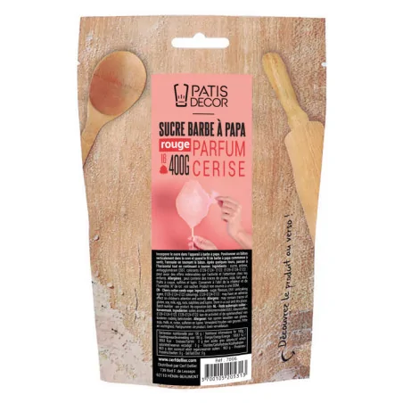 Sucre barbe à papa parfum cerise