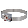 Cercle à entremets inox H 3,5 cm Ø 24 cm