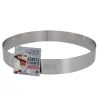 Cercle à entremets inox H 3,5 cm Ø 24 cm