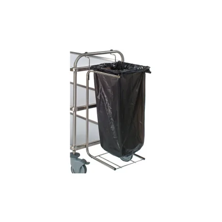 porte-sac poubelle inox