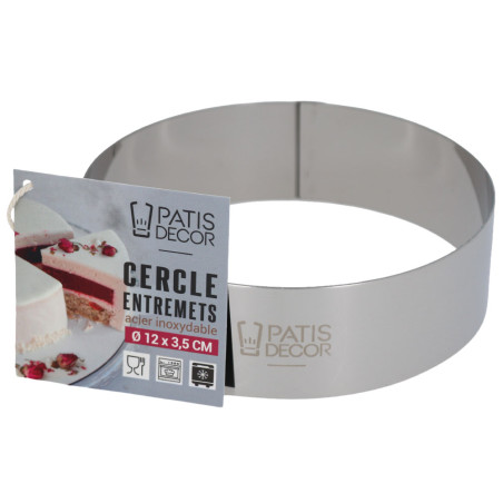 Cercle à entremets inox H...