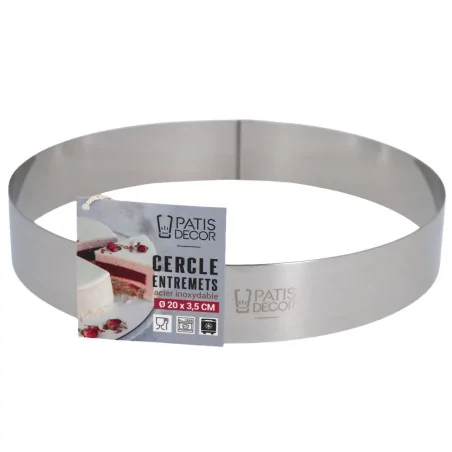 Cercle à entremets inox H...