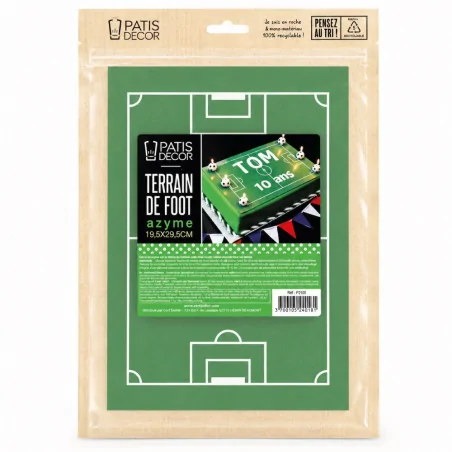 Terrain de football en azyme