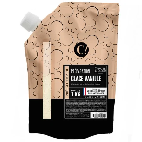 Préparation pour glace à la...