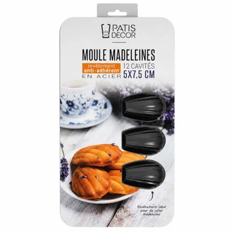 Moule 12 madeleines en...