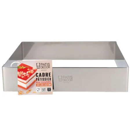 Cadre à mousse inox H 4,5...