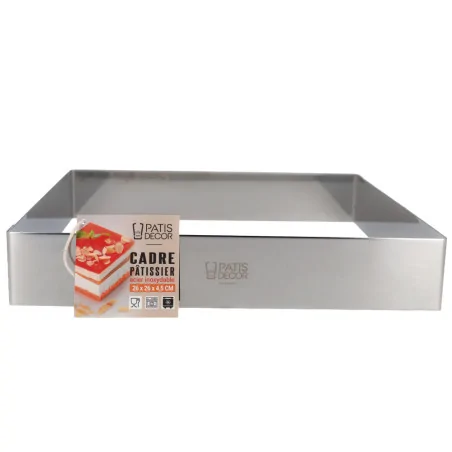 Cadre à mousse inox H 4,5...