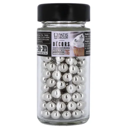 Maxi perles  argentées...
