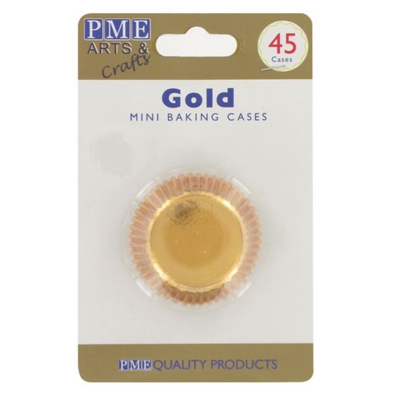 Caissettes à Cupcake Rose Gold métallisé (x45)