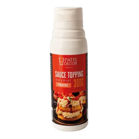 Sauce topping saveur fraise...